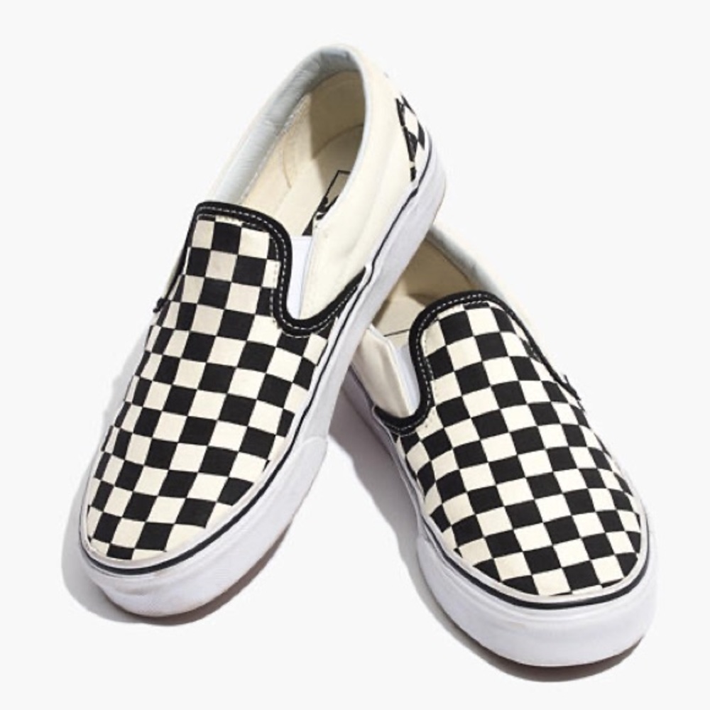 Vans Classic Slip-On Sneakers Black Checkerboard